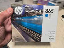 HP Pagewide XL865 Cyan Ink Cartridges  3ED85A SEALED EXP 2027 picture