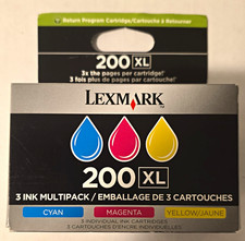 Lexmark 200XL Genuine Inkjet Ink 3-Pack CMY 14L0269 Pro4000 Pro5500 picture