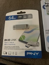 PNY 64GB DUO LINK USB 3.2 Type-C Dual  Drive picture