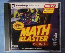 Math Blaster Pre-Algebra & Ages 9-12 Windows/Mac CD-ROM Lot of 2 picture