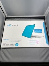 Speck SmartShell Transparent Case Macbook Pro Retina 13 Inch Mykonos Blue Used picture