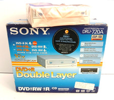 Sony DRU-720A DVD+R / CD ReWritable Drive 16X Double Layer Never Used Smoke Free picture