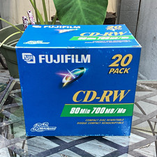 Fujifilm CD-RW Rewritable Disc 20 Pack 700MB 80 Min 4x MultiSpeed picture
