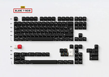 GMK Blanc Sur Noir Keycap Set AZERTY French NEW SEALED picture