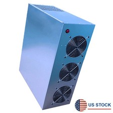 Graphics Card Server Case w/ 3 Fans For 5 GPU X79 Motherboard Mining Rig Chassis picture