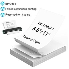 100/200/1000 Sheets Thermal Printer Paper 8.5