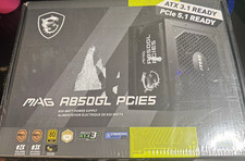 MSI MAG A850GL PCIE5 850W ATX Fully Modular Power Supply Black picture