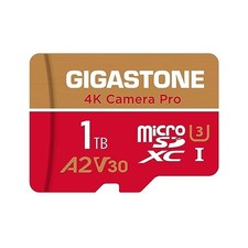 【5-Yrs Free Data Recovery】 GIGASTONE 1TB Micro SD Card, 4K Camera picture