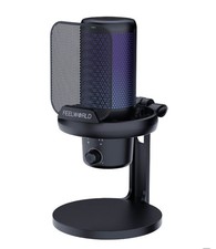 VM1 Gaming PC USB Microphone Condenser Mic with Noise Cancellation Mute RGB L... picture