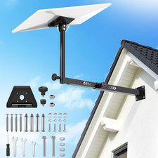 Adjustable Wall Mount Kit with Pipe Adapter for Starlink Gen 3 Long Eaves picture