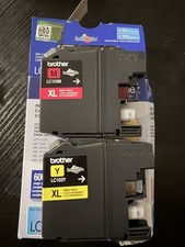 Brother Genuine LC103CL XL Cyan Magenta Ink Cartridges Exp 11/2022 picture