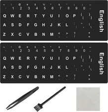 2PCS English Keyboard Stickers,Universal Replacement English Keyboard Letter picture