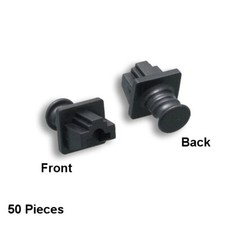 Kentek 50Pcs Pack Cat5 Cat6 RJ45 Anti-Dust Cover Port Protection Ethernet Socket picture