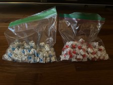 Gateron G Pro Switches - Red (68) + Blue (68) picture