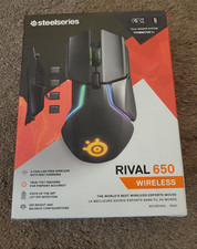 SteelSeries Rival 650 Wireless Black Gaming Mouse Missing the DONGLE picture