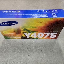 New Genuine Samsung CLT-Y407S Yellow Toner Cartridge CLP-320 CLX-3185 OEM Sealed picture