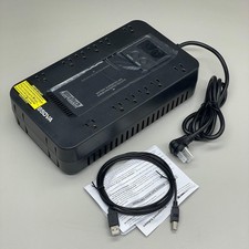 ULTRATECH 850VA Battery Backup Desktop LCD UPS 12 Outlets 0E-850V8LCD picture