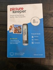 Picture Keeper 8GB Automatic USB Photo Backup Device brand new sealed picture