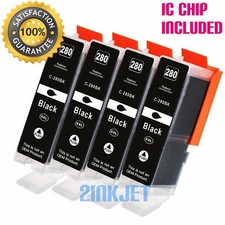 4pk PGI-280XXL BK Ink for Canon Pixma TS6120 TS6220 TS8320 TS8322 TS9520 TS9120 picture