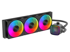 SAMA L50 360mm Liquid CPU Cooler AIO Cooler with ARGB Infinity Mirror Effect 3x1 picture