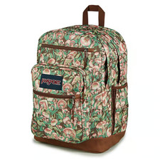 NEW JanSport Cool Student Laptop Backpack - Painterly Mushrooms (17