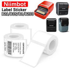 NIIMBOT Label Sticker for B1 B21 B3S B203 Thermal Printer White Clear Paper Roll picture