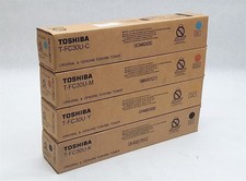 Genuine Toshiba T-FC30U Toner Set, TFC30UK TFC30UC TFC30UM TFC30UY We Ship Fast picture