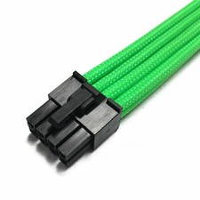 8-Pin Pink GPU PSU Sleeved Graphic Card Power Supply Extension + Cable Comb PC picture