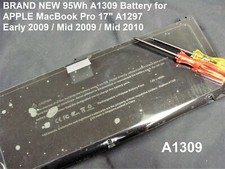 BRAND NEW 95Wh A1309 Battery for APPLE MacBook Pro 17