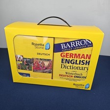Rosetta Stone Deutsch (German) Level 1-5 set with Barron's Dictionary - NIB picture