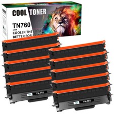 10PK High Yield TN760 TN730 Toner Compatible With Brother MFC-L2710DW HL-L2395DW picture