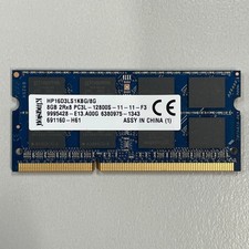 Kingston 8GB DDR3L 1600MHz PC3L-12800S 2Rx8 CL11 SODIMM RAM HP16D3LS1KBG/8G picture