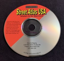 Delorme Street Atlas USA Version 2.0 for Macintosh CD-ROM (1993) picture