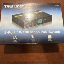 TRENDnet TPE-S44 8-Port 10/100Mbps 4-Port PoE Ethernet Switch w/ AC Adapter picture