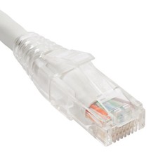 Patch cord cat6 clear boot 7 white picture