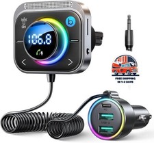 Receptor Bluetooth del adaptador auxiliar del coche de Bluetooth 5.4 para la mús picture