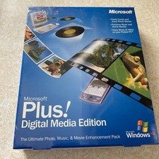 Microsoft Plus Digital Media Edition CD-ROM New Factory Sealed Windows XP picture