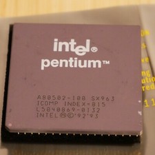Intel Pentium 100MHz A80502100 SX963 CPU Processor Tested & Working 04 picture