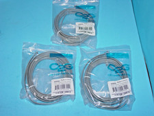 C2G 14ft RJ12 to RJ12 Straight Modular Cable Silver 09600 (Lot of 3) picture