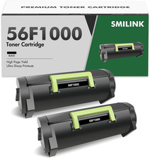 Black Toner Cartridge for Lexmark 56F1000 / 56F1H00 (MS & MX) Serires Printers picture