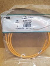 Panduit Patch Cable UTPSP5ORY.  Lot of 3. picture