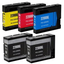 5PK PGI-2200 XL High Yield Ink Cartridge For Canon MAXIFY MB5020 MB5320 iB4020 picture