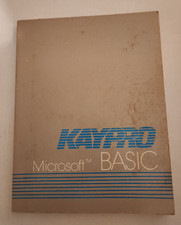 Vintage 1981 KAYPRO MICROSOFT BASIC User's Guide (NO DISK) picture