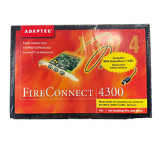 Adaptec FireConnect 4300 PCI FireWire 1394 Card AFW-4300 New Sealed Vintage Mac picture