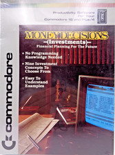 COMMODORE 16/+4 -- MONEY DECISIONS - INVESTMENTS - (COMMODORE) #NOS #SEALED picture