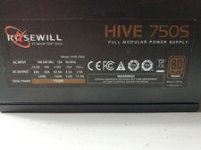 Rosewill Hive 750s Full modular power supply picture