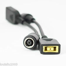4pcs 7.9x5.5mm Female To Square DC Tip Female Adapter Cable For Lenovo Thinkpad picture
