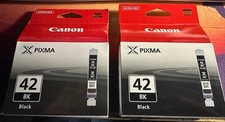 2 - Genuine Canon CLI-42 6384B001 Black Ink Cartridge PIXMA Pro-100 picture
