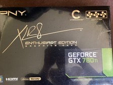 PNY GTX 780 Ti 3GB XLR8 Enthusiast Edition Factory Sealed Collector  Super  rare picture