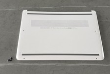L64896-001 HP 14-DQ Series Genuine Bottom Base Cover w/ Rubber Screws White picture